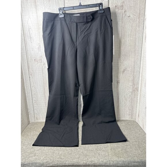 Calvin Klein Pants - Calvin Klein Womens Classic Fit Black Trousers Pants 14  Relaxed Hip & Thighs